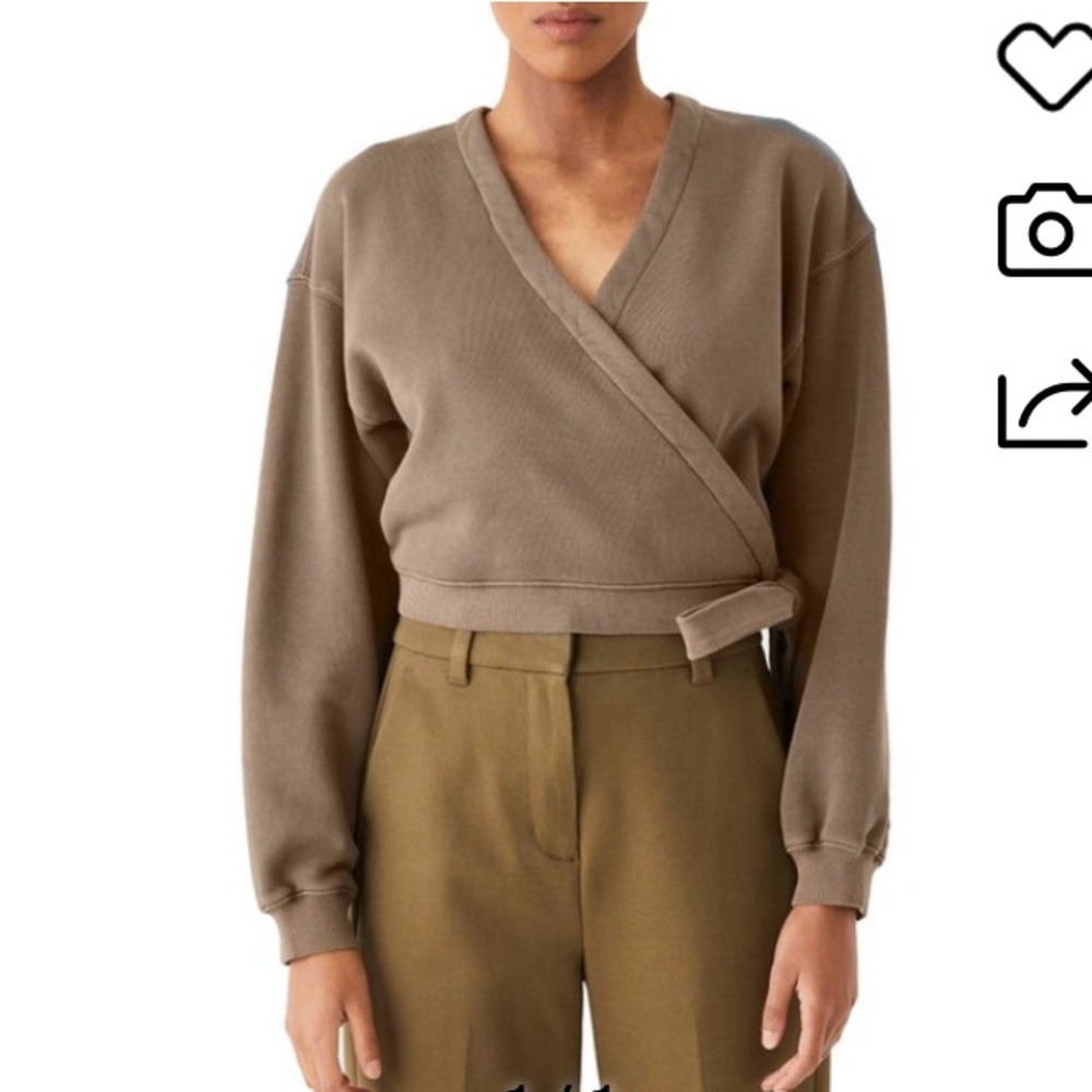 Wrap-Style Frank and Oak Sweater